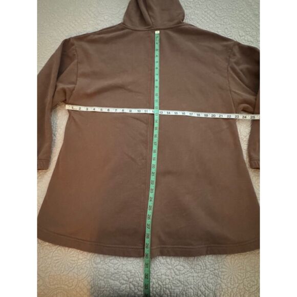 Icyzone Oversized Cozy Hooded Sweatshirt, S, Mocha Mousse. - Picture 5 of 5